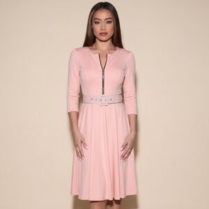 Belted Midi Summer Dress